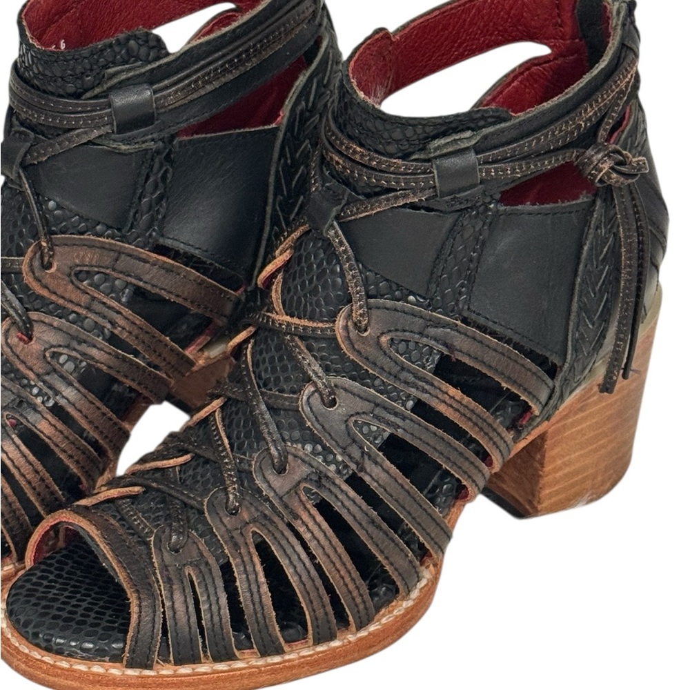 Freebird By Steven Wazee Heeled Sandals Sz: 6 - Picture 4 of 9